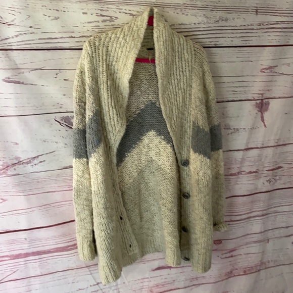 Free People Sweaters - Free People wool blend long boho cardigan